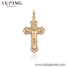 33827 xuping novo estilo cruz de ouro moda pingente elegante projeta para senhoras